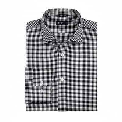 Ben Sherman Men's Check Wrinkle-Resistant Dress Shirt - Regular Fit
