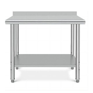 35 Inch Workbench Stainless Steel Table Workbench, 36x24x35inch - 36*24*35inch - Bed Bath ...