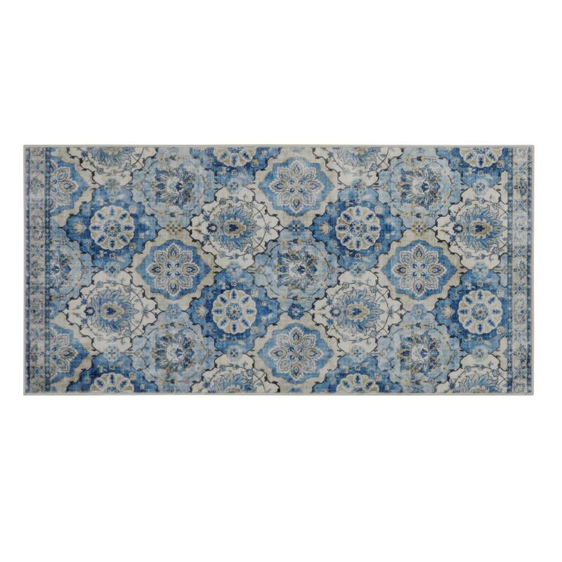 Jean Pierre New York Merdia Printed Washable Chenille Rugs