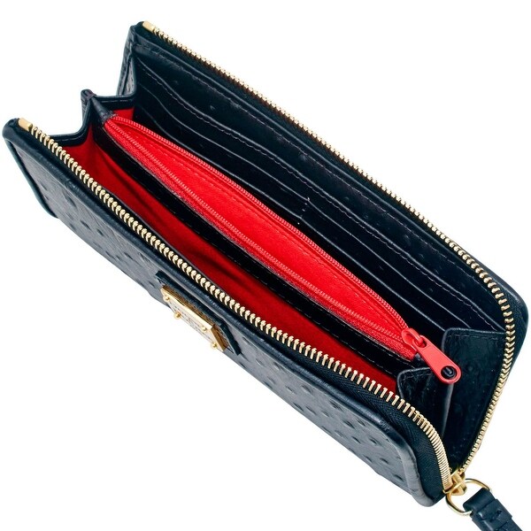 dooney and bourke ostrich wallet