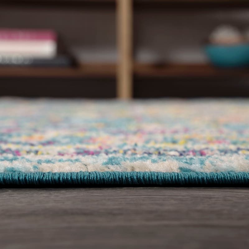 JONATHAN Y Audrey Geometric Medallion Area Rug