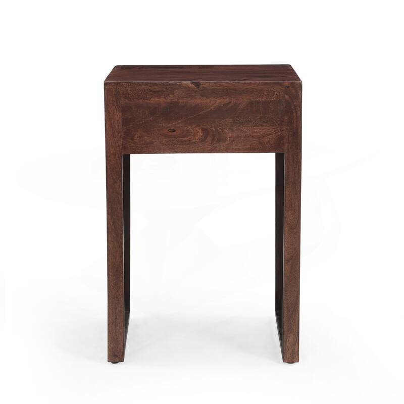 Exquisite Handcrafted End Table with Storage and Traditional Appeal