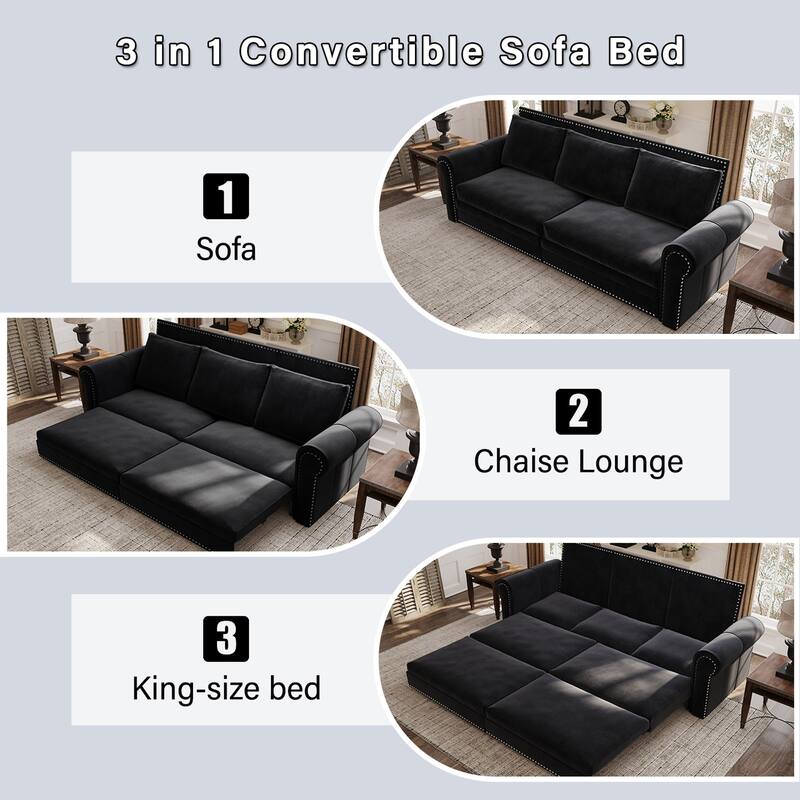 Chesterfield Utility Sofa Bed