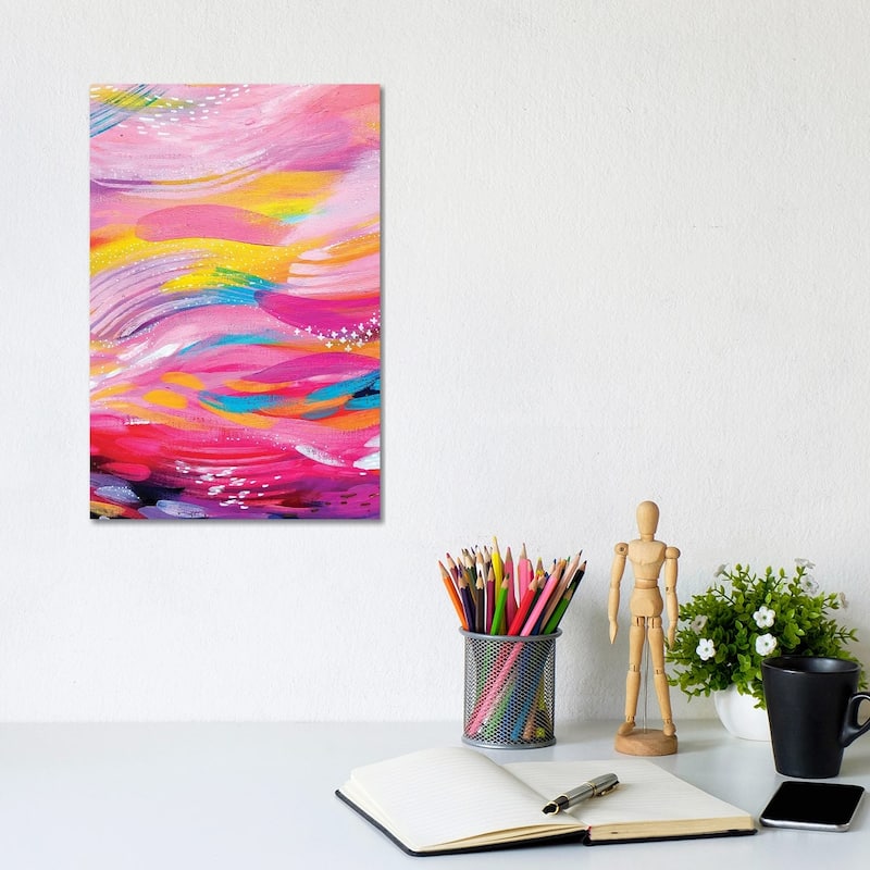 iCanvas "Brush Strokes LXXVI" by ETTAVEE Canvas Print - 12x8x0.75