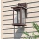 preview thumbnail 1 of 8, 1 Light Outdoor Wall Light Wall Lantern Sconce with No Bulbs Included - As picture