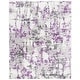 preview thumbnail 66 of 84, SAFAVIEH Skyler Roumpini Modern Abstract Rug 10' x 14' - Grey/Purple - Rectangle