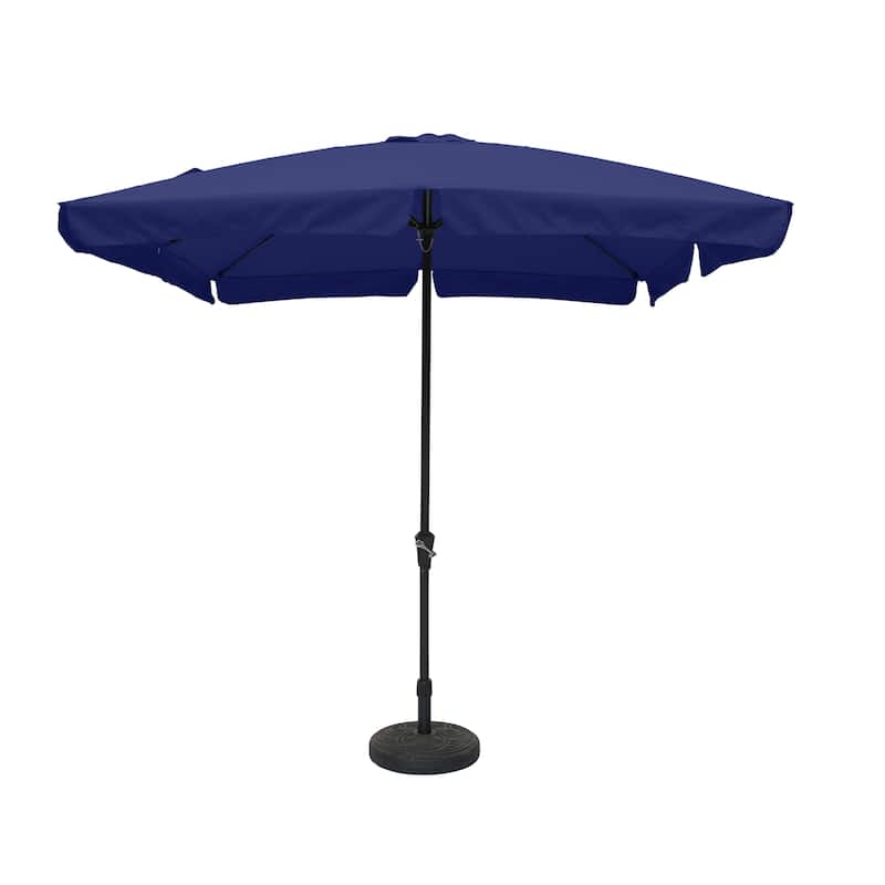 Clihome 10' x 8' Patio Square Market Umbrella with Skirted Canopy