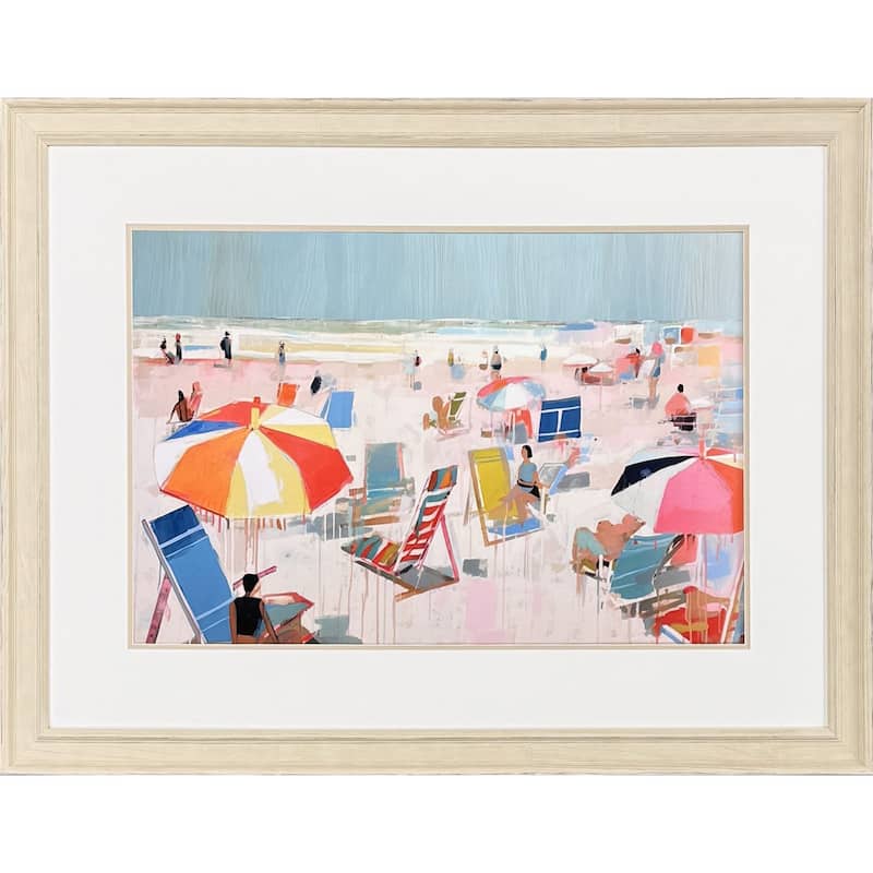 Paragon Summer Days on Beach I Framed Art