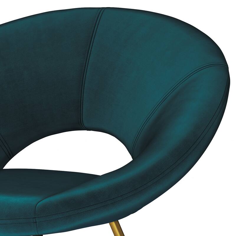 WYNDENHALL Laramie 24" Wide Mid Century Modern Accent Chair - 19.3" D x 26" W x 31.9"H