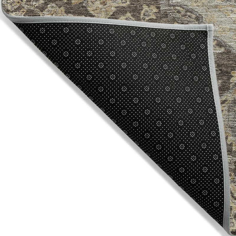 HomeRoots Oriental Traditional Rectangle Outdoor Rug