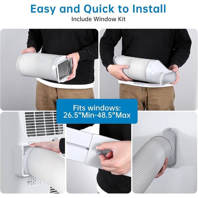 15,000 BTU Portable Air Conditioner, with Dehumidifier, Fast Cooling to 850 Sq.Ft.