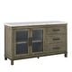 preview thumbnail 4 of 10, Steve Silver Marble Top Server