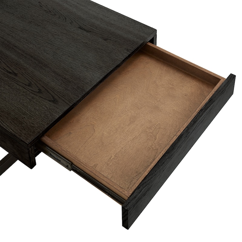 Eldersley Wood Finish Table with Drawer(s) by iNSPIRE Q Modern