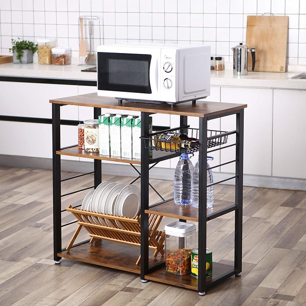 Coffee bar sales with microwave shelf