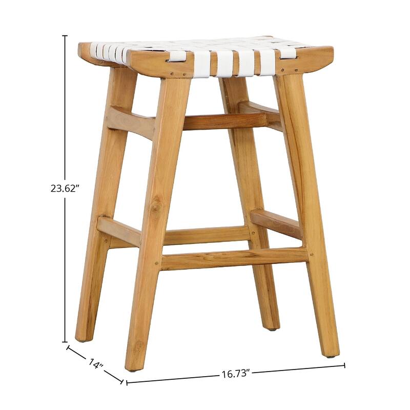Chester 24" Tall Backless Counterstool, Natural