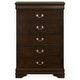 preview thumbnail 3 of 10, Louis Philippe Wood 5-drawer Bedroom Chest
