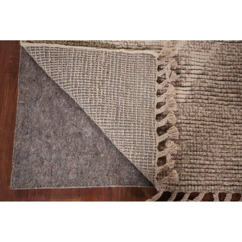 Geometric Moroccan Oriental Accent Rug Handmade Wool Carpet - 2'9"x 5'4"