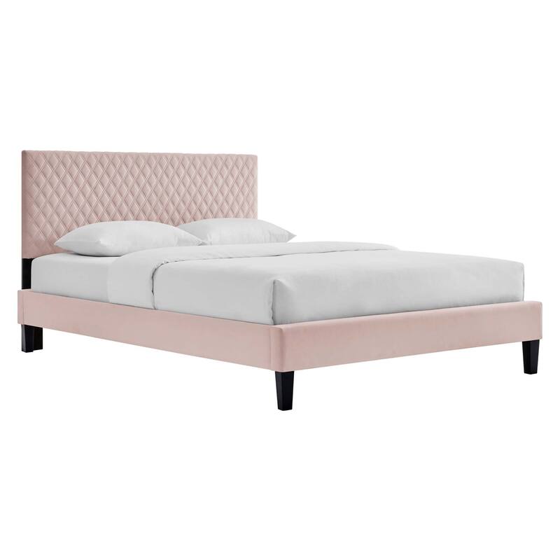 Garcelle Performance Velvet King Platform Bed
