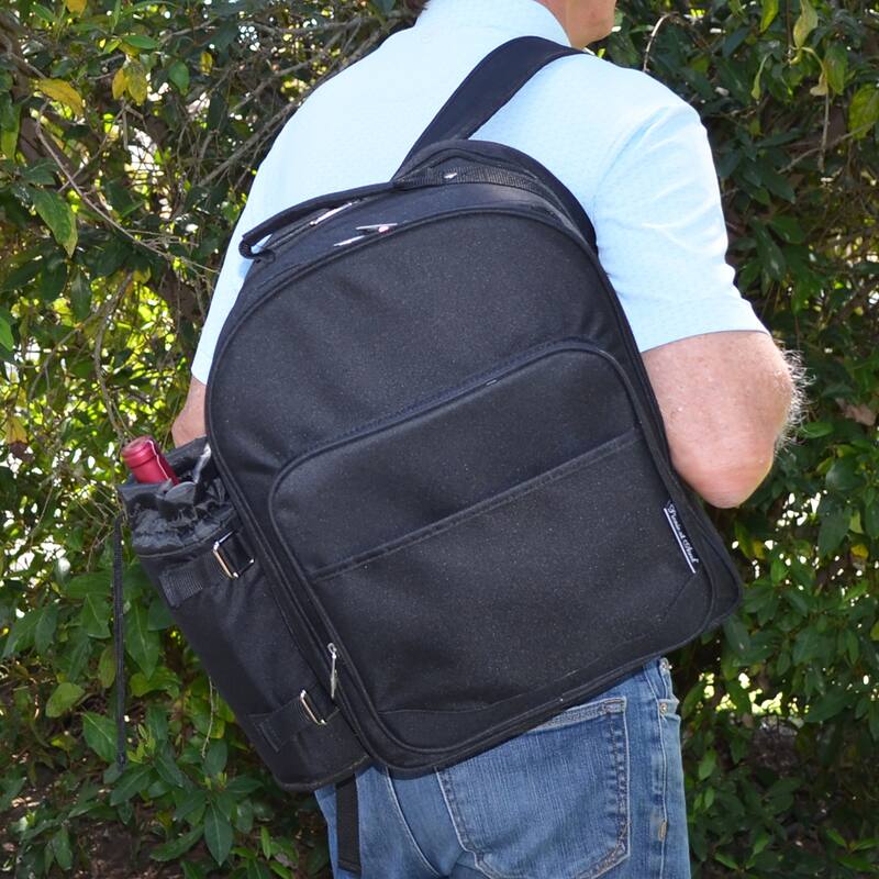 NCAA Washington State Cougars Picnic Backpack Equipped for Four