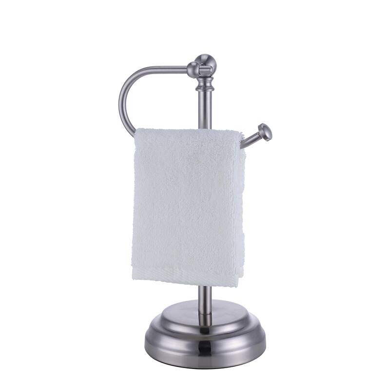 Towel Holder Stand - Silver