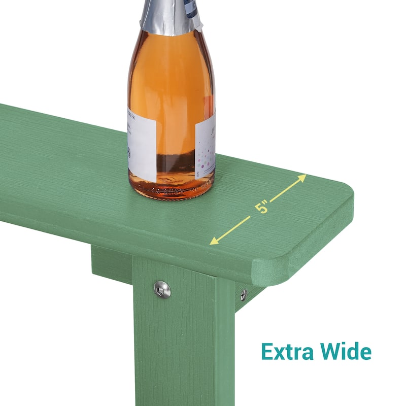 Bonosuki Outdoor HIPS Weather-Resistant Plastic Adirondack Chairs