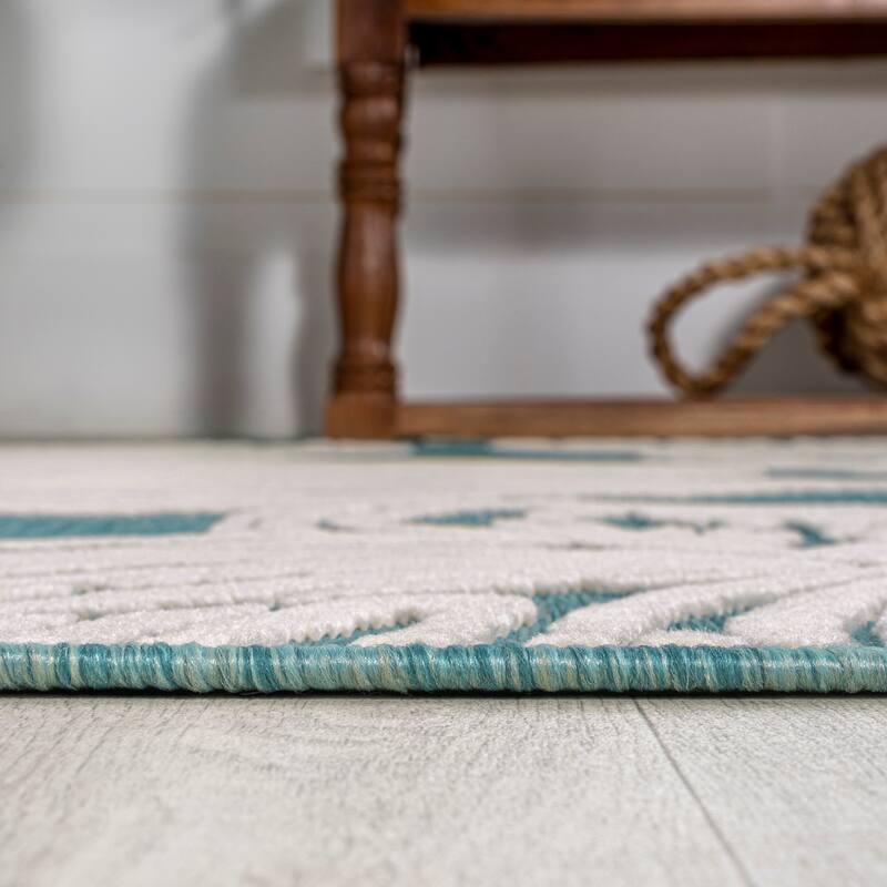 JONATHAN Y Montego Abstract Swirl Area Rug