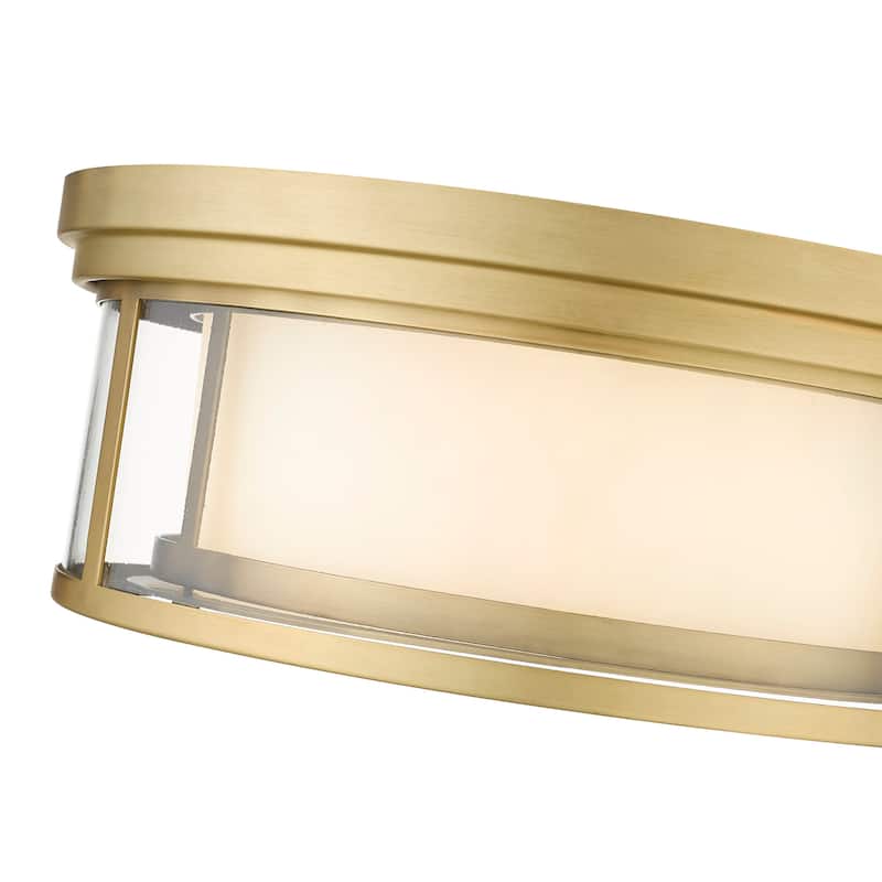Z-Lite Willow 3 Light 16" Wide Flush Mount Drum Ceiling Fixture