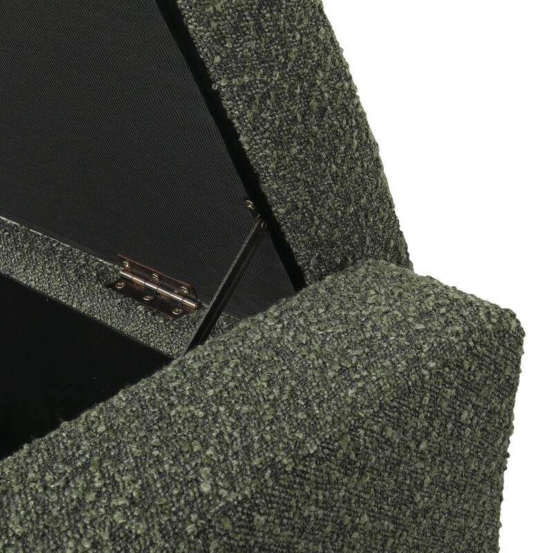 Maddie Fabric Storage Ottoman Bench by Christopher Knight Home