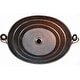 preview thumbnail 5 of 5, 16" Oval Farmhouse Copper Vessel BUCKET Bathroom Sink by SimplyCopper - 16" X 12" X 6"