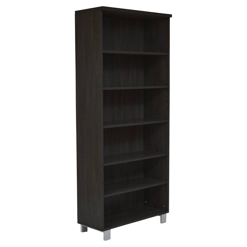 Rye Studio Tivoli Contemporary Open Bookcase with 6 Shelves