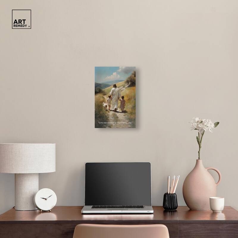 As I Have Loved You Canvas by Art Remedy, Gallery Wrapped