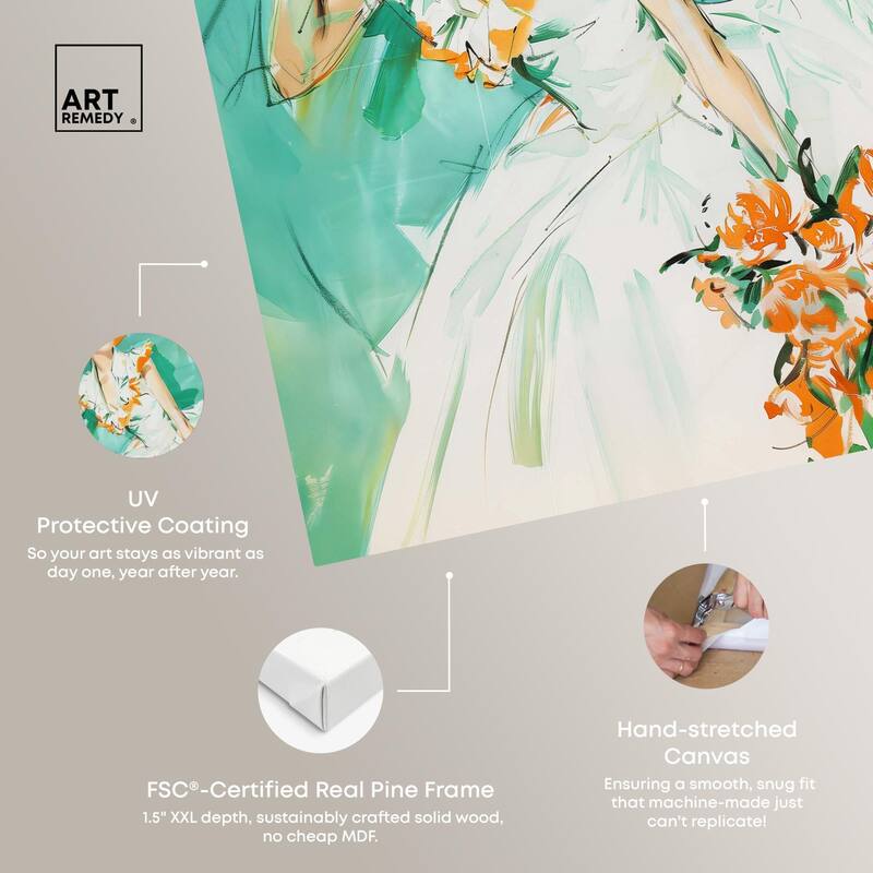 In the Summer Breeze Cover Canvas by Art Remedy, Gallery Wrapped