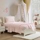 preview thumbnail 31 of 54, Laura Ashley Kids Cozy Printed Sheet Set Tiny Bows- Pink. - Full