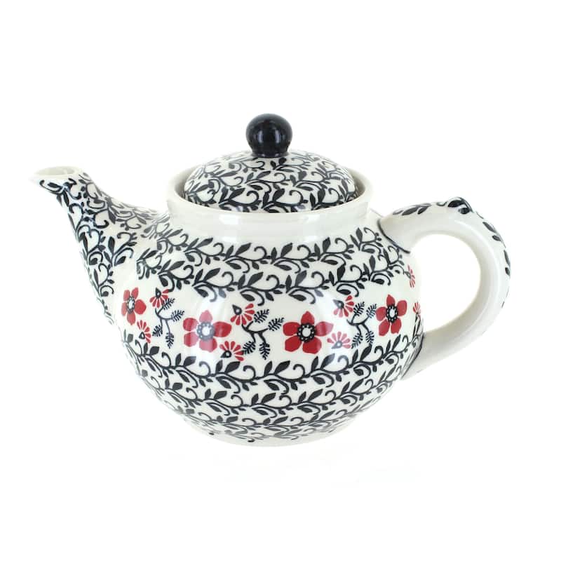 Blue Rose Polish Pottery C017 Manufaktura Teapot - Scarlett Ivy