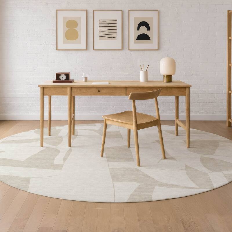 Machine Washable Indoor/ Outdoor Modern Creede Chantille Rug