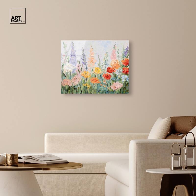 Summer Abundance I Acrylic by Art Remedy, Ready to Hang