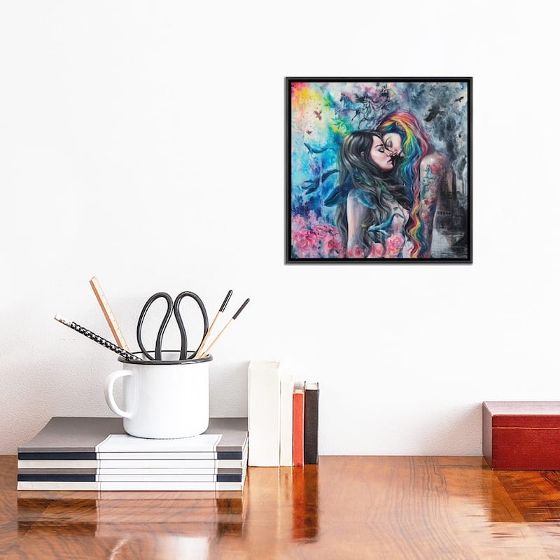 iCanvas "Colorful Me" by Tanya Shatseva Framed