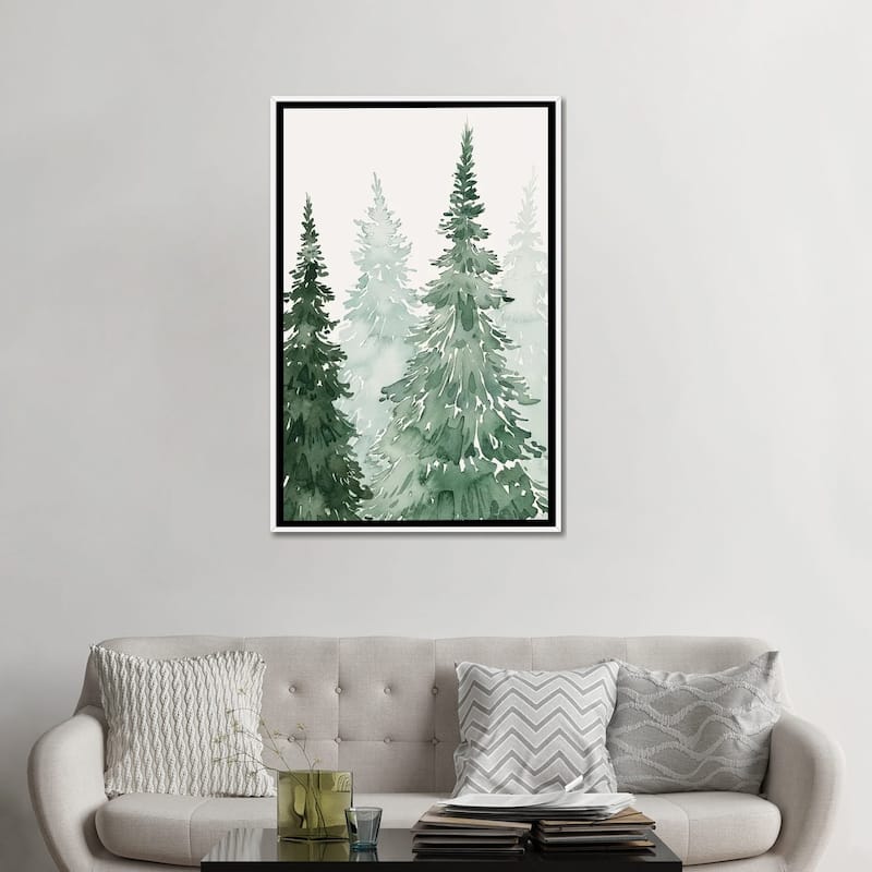 iCanvas "Winter Washed Coppice II" by Grace Popp Framed Canvas Print