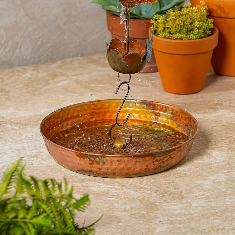 Oil Rubbed Bronze Rain Chain Basin