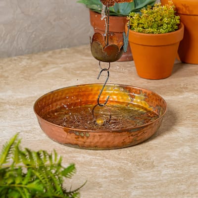 Oil Rubbed Bronze Rain Chain Basin