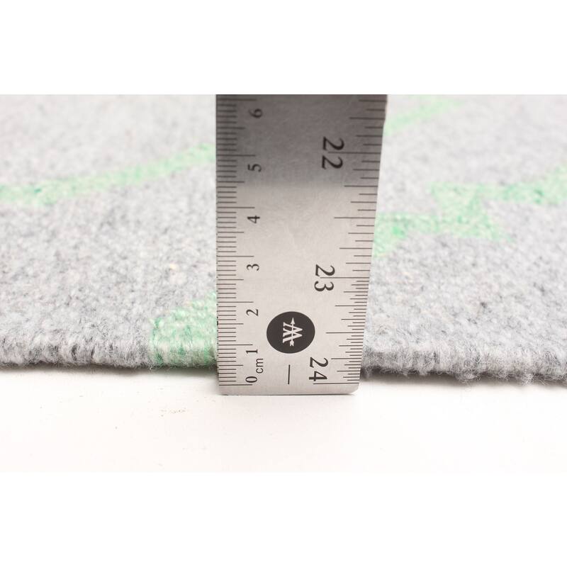 ECARPETGALLERY Flat-Weave Ankara FW Grey Wool Kilim - 5'1 x 8'0