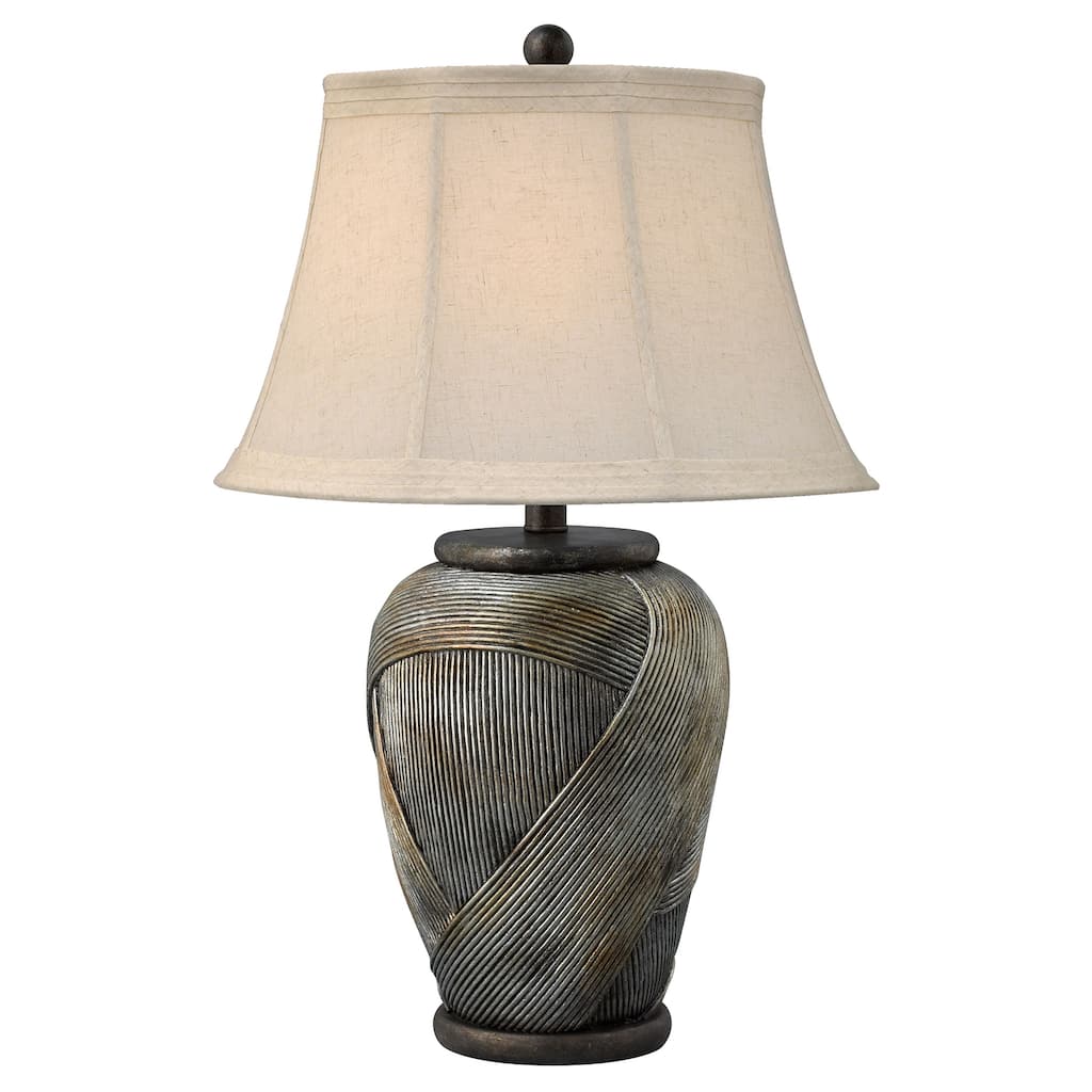 Tessere 30 in. Silver & Copper Medley Table Lamp