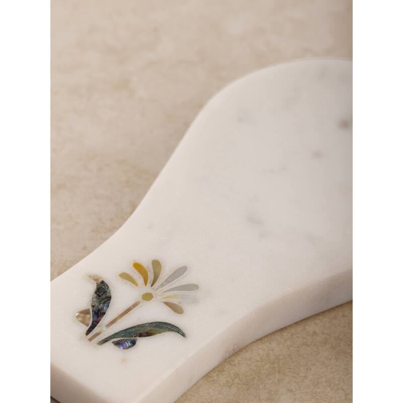 Jaipore Marble Spoon Rest - Small