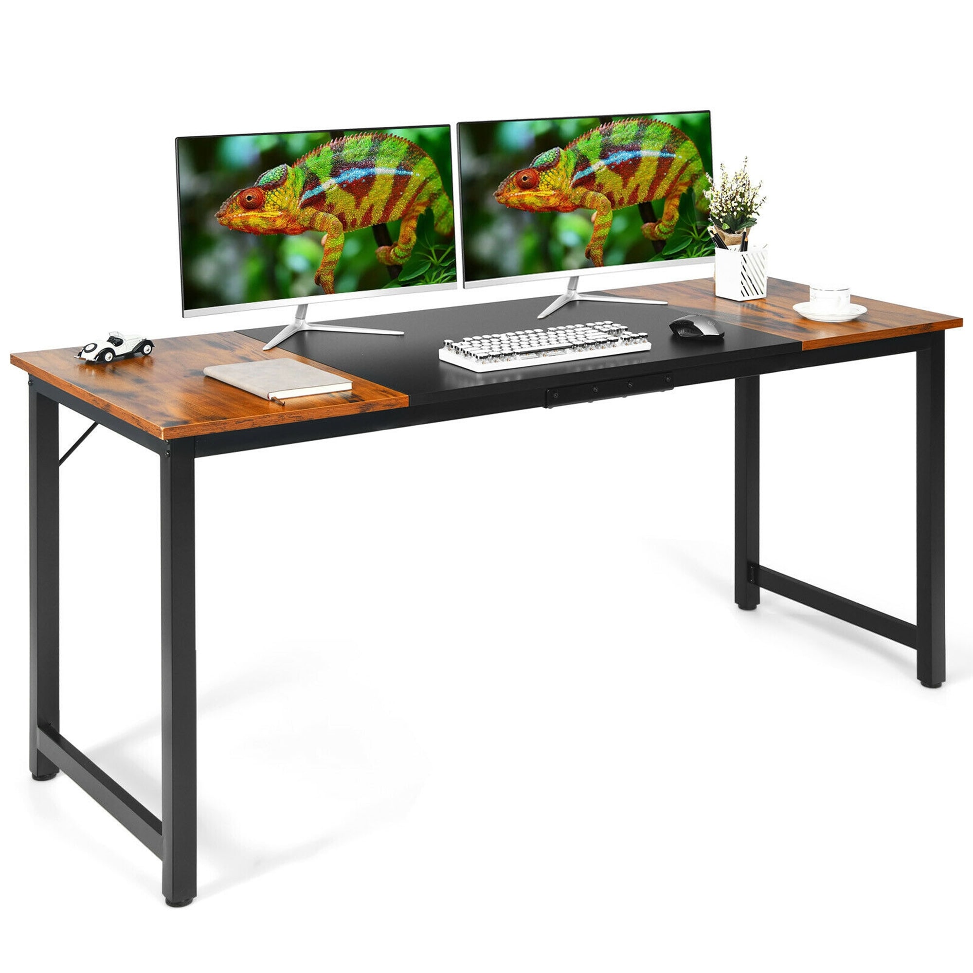 Large Modern Computer Desk for Home Office and Kitchen - Costway