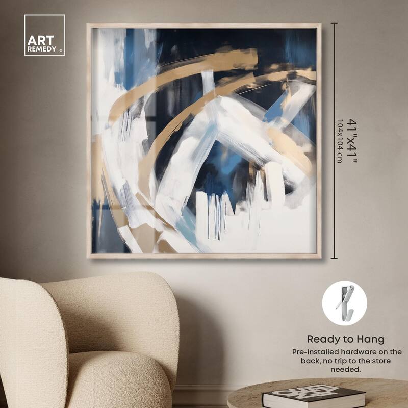 Golden Vortex II Shadowbox by Art Remedy