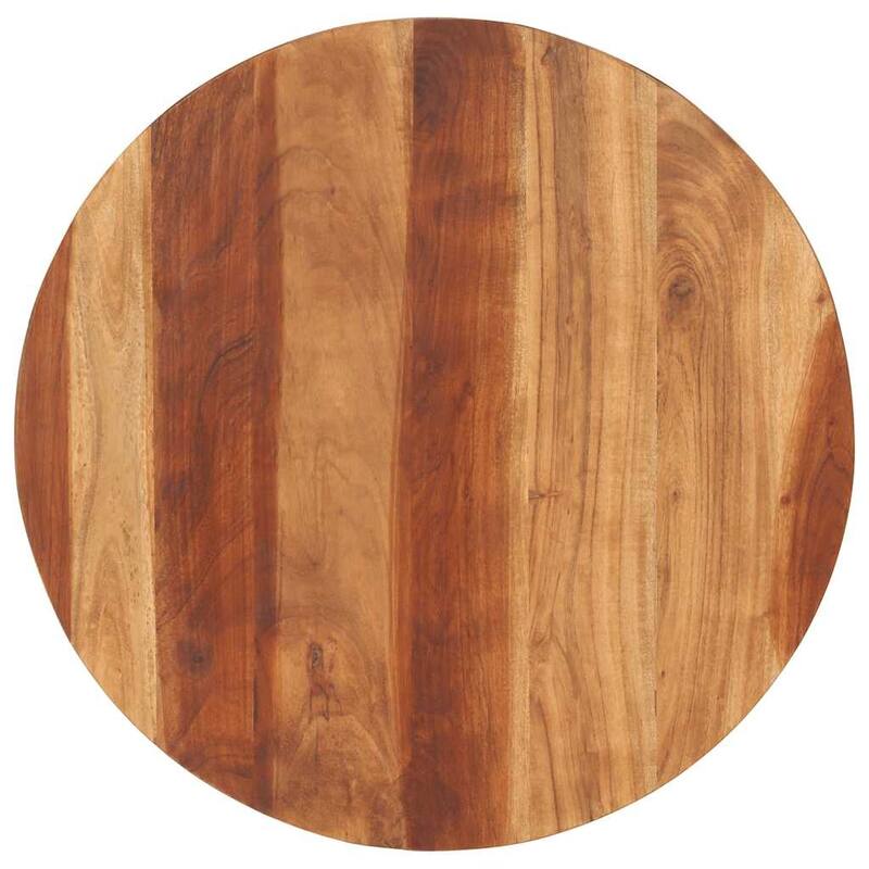 vidaXL Round Table Top Coffee Dining Table Pad Cover Solid Reclaimed Wood