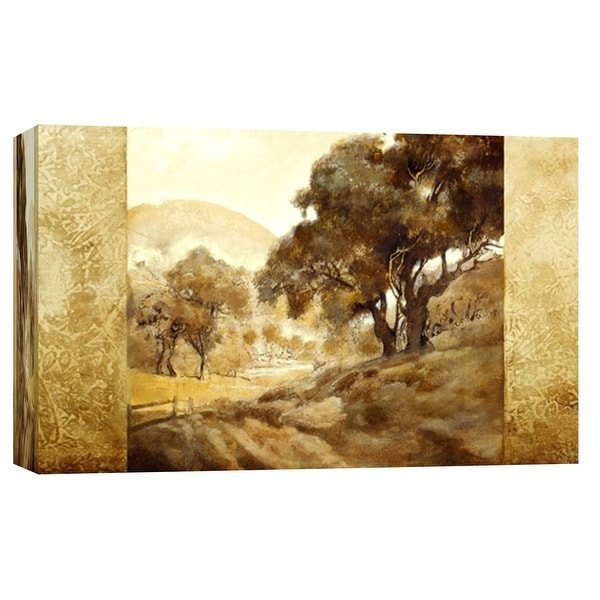PTM Images 9-102142 PTM Canvas Collection 8" x 10" - "Beyond the Path" Giclee Forests and Mountains Art Print on Canvas