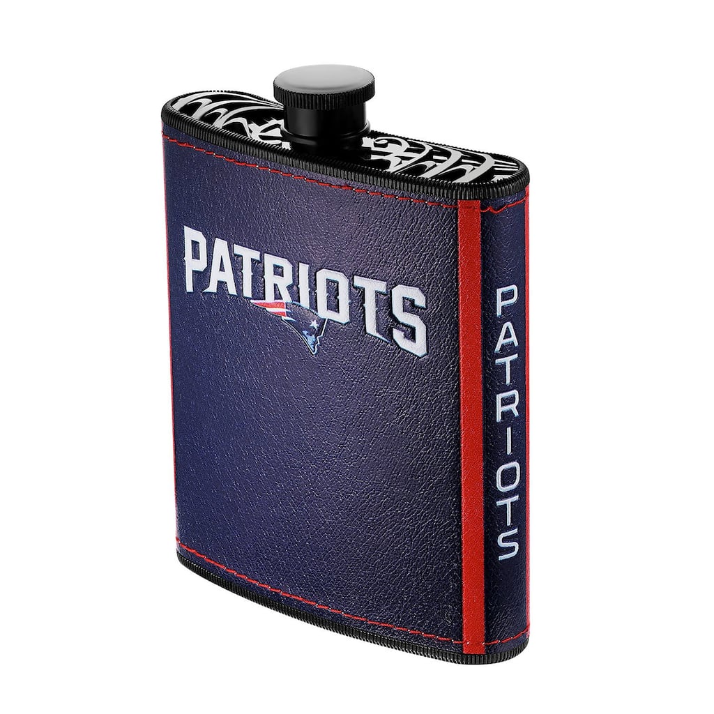 NFL 2pc Flask with Funnel, 7oz, New England Patriots
