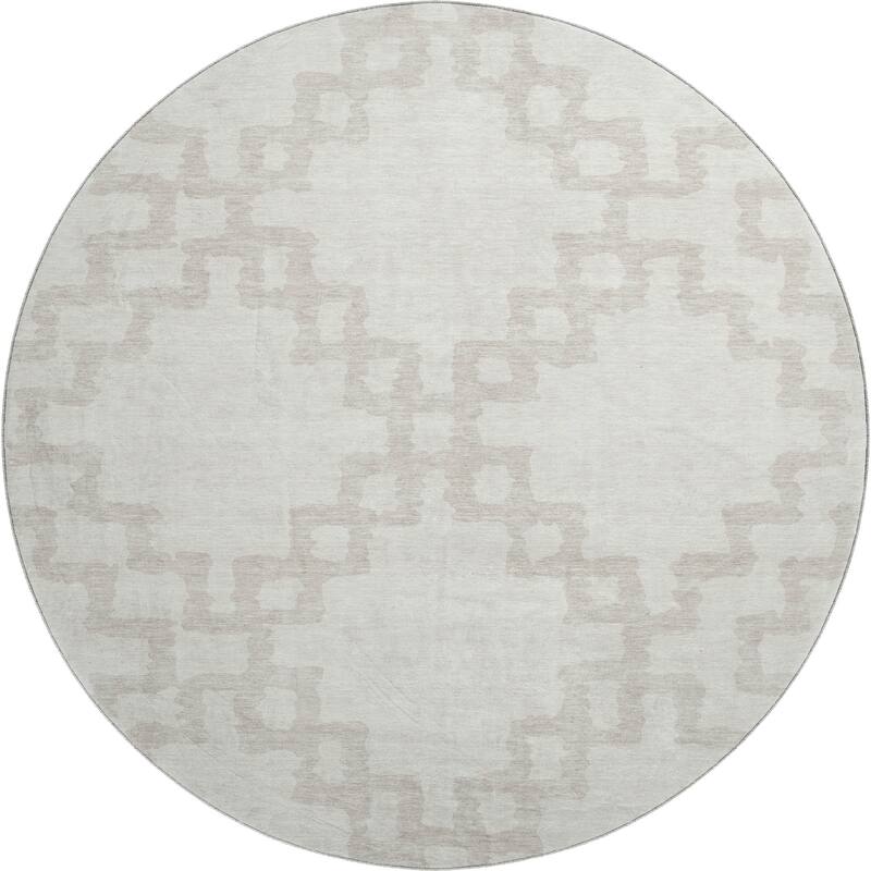 Premium Washable Super Soft Geo Trellis Mayfield Rug
