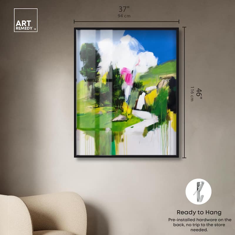 Swiss Fields Shadowbox by Art Remedy